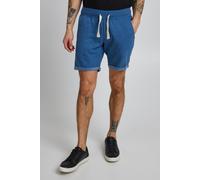 Sweatshorts BLEND "BHTimo", Herren, Gr. XXL, US-Größen, blau (great blau), Sweatware, 60% Baumwolle, 40% Polyester, unifarben, regular fit kurz, Hosen Sweatshorts, Kurze Hose mit fixierten Saumkanten