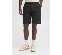 Sweatshorts BLEND "BL-Shorts", Herren, Gr. M, N-Gr, schwarz, angeraute Sweatware, Obermaterial: 50% Baumwolle, 50% Polyester, unifarben, relaxed fit kniefrei, Hosen Sweatshorts (64553130-M) schwarz