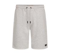Sweatshorts BLEND "BL-Shorts", Herren, Gr. XXL, N-Gr, limestone melange, angeraute Sweatware, Obermaterial: 50% Baumwolle, 50% Polyester, unifarben, relaxed fit kniefrei, Hosen Sweatshorts (26516538-X