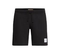 Sweatshorts BLEND "BHHarden", Herren, Gr. L, US-Größen, schwarz, Sweatware, 60% Baumwolle, 40% Polyester, unifarben, Basic, normal knielang, Hosen Sweatshorts, Gemütliche Sweatshorts mit Taschen (5186