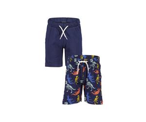 Sweatshorts BLUE SEVEN, Jungen, Gr. 128, N-Gr, multipack 1, Jersey, Obermaterial: 100% Baumwolle, bedruckt, Basic kniefrei, Hosen Sweatshorts (38238851-128) multipack 1
