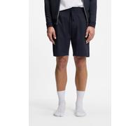 Sweatshorts BOSS "Authentic Shorts", Damen, Gr. M, N-Gr, dunkelblau 405, Jersey, Obermaterial: 100% Baumwolle, unifarben, gerade ca. Mitte Knie, Hosen Sweatshorts (88031442-M) dunkelblau 405