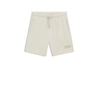 Sweatshorts BOSS GREEN "JT Shorts", Herren, Gr. XL, N-Gr, open weiß137, Sweatware, Obermaterial: 88% Baumwolle, 12% Polyester, unifarben, relaxed fit kniefrei, Hosen Sweatshorts (46702019-XL) open wei