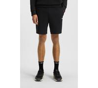 Sweatshorts BOSS GREEN "Shorts Zone", Herren, Gr. L, N-Gr, schwarz (schwarz001), Sweatware, Obermaterial: 62% Baumwolle, 33% Polyester, 5% Elasthan, unifarben, regular fit kniefrei, Hosen Sweatshorts,