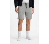 Sweatshorts BOSS "Mix&Match Short CW", Herren, Gr. M (50), N-Gr, grau (medium_grau_033), Sweatware, Obermaterial: 95% Baumwolle, 5% Elasthan, unifarben, Basic ca. Mitte Oberschenkel, Hosen Sweatshorts