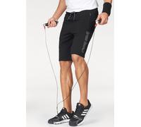 Sweatshorts BRUNO BANANI "Regular Fit", Herren, Gr. L (52/54), N-Gr, schwarz, Sweatware, Obermaterial: 100% Baumwolle, unifarben, bequem kurz, Hosen Sweatshorts, Topseller (322538-L) schwarz