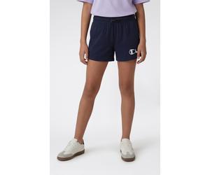 Sweatshorts CHAMPION "BASIC Shorts Large Logo", Mädchen, Gr. L (152/158), N-Gr, blau (nny), Obermaterial: 100% Baumwolle, Hosen Sweatshorts, für Kinder, aus Baumwolle, bequeme Passform (36355323-L) nn