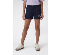 Sweatshorts CHAMPION "BASIC Shorts Large Logo", Mädchen, Gr. XL (164/170), N-Gr, blau (nny), Obermaterial: 100% Baumwolle, Hosen Sweatshorts, für Kinder, aus Baumwolle, bequeme Passform (36355323-XL) 