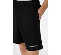 Sweatshorts CHAMPION, Herren, Gr. M (48/50), N-Gr, schwarz (nbk, ns), Obermaterial: 60% Baumwolle, 40% Polyester, Hosen Sweatshorts, Topseller (35511755-M)