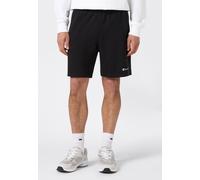 Sweatshorts CHAMPION "ICONS Terry 9-inch Bermuda", Herren, Gr. S, N-Gr, schwarz (nbk), Obermaterial: 69% Baumwolle, 31% Polyester, Hosen Sweatshorts, als Bermuda-Variante, mit 9-Inch-Länge, aus Baumwo