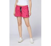 Sweatshorts CHIEMSEE, Damen, Gr. L (40), Normalgrößen, lila (raspberry), 60% Baumwolle, 40% Polyester, Hosen Sweatshorts (95417121-L)