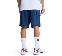 Sweatshorts DC SHOES "Flow Down", Herren, Gr. S, estate blau, Obermaterial: 75% Walkfrottier, 25% Walkfrottier;, Hosen Sweatshorts (52039952-S) estate blau