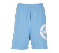 Sweatshorts ECKO UNLTD. "Ecko Unltd. Shorts Buzzer", Herren, Gr. M, US-Größen, aquarius, 70% Baumwolle, 30% Polyester, loose fit, Hosen Sweatshorts (41228563-M) aquarius