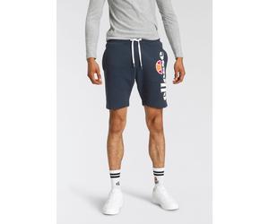 Sweatshorts ELLESSE "BOSSINI FLEECE SHORT", Herren, Gr. S, N-Gr, blau (marine), Obermaterial: 80% Baumwolle, 20% Polyester, Basic schmal kurz, Hosen Sweatshorts (37380705-S) marine
