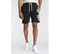Sweatshorts ELLESSE "BOSSINI FLEECE SHORT", Herren, Gr. S, N-Gr, schwarz, Obermaterial: 80% Baumwolle, 20% Polyester, Basic schmal kurz, Hosen Sweatshorts (36800835-S) schwarz