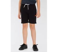 Sweatshorts ELLESSE "TOYLE", Jungen, Gr. 140/146 (10/11), N-Gr, schwarz, Obermaterial: 80% Baumwolle, 20% Polyester, Basic schmal kurz, Hosen Sweatshorts, für Kinder (30594012-140) schwarz