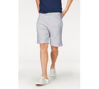 Sweatshorts FRUIT OF THE LOOM, Herren, Gr. M (44/46), N-Gr, grau (hellgrau, meliert), Sweatware, Obermaterial: 80% Baumwolle, 20% Polyester, meliert, unifarben, bequem kniefrei, Hosen Sweatshorts, Som