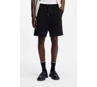 HUGO Shorts aus Baumwoll-Mix mit Stack-Logo-Besatz - Style Dimacshort, 50562844 Schwarz L