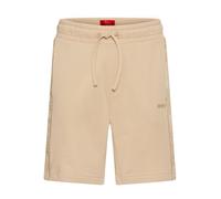 Sweatshorts HUGO UNDERWEAR "LIAM Short pa", Herren, Gr. M, N-Gr, beige (hellbeige), Sweatware, Obermaterial: 100% Baumwolle, unifarben, regular fit, Hosen Sweatshorts, mit seitlichen Einsätzen (573096