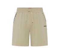 Sweatshorts HUGO UNDERWEAR "NOAH", Herren, Gr. S (48), N-Gr, beige (beige overflow 923), Sweatware, Obermaterial: 61% Baumwolle, 34% Modal, 5% Elasthan, normal, Hosen Sweatshorts (72504457-S) beige ov