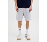 JACK & JONES Bermuda Sweat Shorts Kurze Komfort Fit Hose Knielang mit Seitentaschen, Farben:Grau-2, Größe:XS