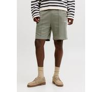 Sweatshorts JACK & JONES "JPSTKANE SOHO SWEAT SHORTS MID SN", Herren, Gr. M, N-Gr, vetiver, Sweatware, Obermaterial: 80% Baumwolle, 20% Polyester, unifarben, kniefrei, Hosen Sweatshorts, Baumwollmisch