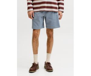Sweatshorts JACK & JONES "JPSTKARL NORREBRO SWEAT SHORTS REG SN", Herren, Gr. M, N-Gr, tradewinds, angeraute Sweatware, Obermaterial: 89% Baumwolle, 11% Polyester, unifarben, relaxed fit knielang, Hos