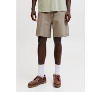 Sweatshorts JACK & JONES "JPSTKARL NORREBRO SWEAT SHORTS REG SN", Herren, Gr. XL, N-Gr, vintage khaki, angeraute Sweatware, Obermaterial: 89% Baumwolle, 11% Polyester, unifarben, relaxed fit knielang,