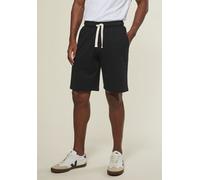 Sweatshorts KANGAROOS, Herren, Gr. M (48/50), N-Gr, schwarz, angeraute Sweatware, Obermaterial: 60% Baumwolle, 40% Polyester, unifarben, bequem kurz, Hosen Sweatshorts, seitliche Taschen, kontrast Bän