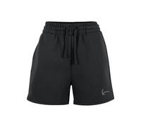 Sweatshorts KARL KANI "Karl Kani Signature Essential Sweat Shorts", Damen, Gr. L, US-Größen, schwarz, 65% Baumwolle, 35% Polyester, normal, Hosen Sweatshorts (67589846-L) schwarz