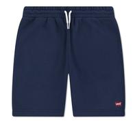 Sweatshorts LEVI'S KIDS "LVB MINI BATWING SHORTS", Herren, Gr. 12 (152), N-Gr, marineblaus, Sweatware, Obermaterial: 60% Baumwolle, 40% Polyester, unifarben, normal kurz, Hosen Sweatshorts, for Boys (