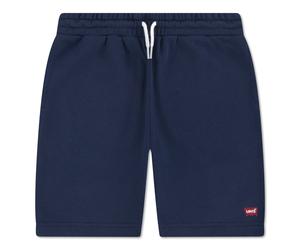 Sweatshorts LEVI'S KIDS "LVB MINI BATWING SHORTS", Mädchen, Gr. 12 (152), N-Gr, blau (marineblaus), Sweatware, Obermaterial: 60% Baumwolle, 40% Polyester, unifarben, normal kurz, Hosen Sweatshorts, fo