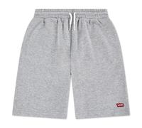 Sweatshorts LEVI'S KIDS "LVB MINI BATWING SHORTS", Mädchen, Gr. 16 (176), N-Gr, grau (grau heather), Sweatware, Obermaterial: 60% Baumwolle, 40% Polyester, unifarben, normal kurz, Hosen Sweatshorts, f