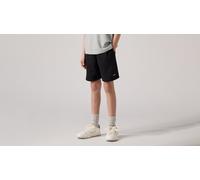 Sweatshorts LEVI'S KIDS "LVB MINI BATWING SHORTS", Jungen, Gr. 16 (176), N-Gr, schwarz, Sweatware, Obermaterial: 60% Baumwolle, 40% Polyester, unifarben, normal kurz, Hosen Sweatshorts, for Boys (6466
