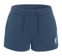 Sweatshorts LOTTO, Damen, Gr. L (40), Normalgrößen, blau (marineblaus), 80% Baumwolle, 20% Polyester, unifarben, regular fit kurz, Hosen Sweatshorts, - mit praktischem Kordelzug (56097865-L) marinebla