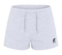 Sweatshorts LOTTO, Damen, Gr. XS (34), Normalgrößen, grau (high, rise), 75% Baumwolle, 22% Polyester, 3% Viskose, unifarben, regular fit kurz, Hosen Sweatshorts, - mit praktischem Kordelzug (18421013-
