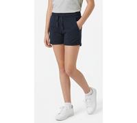 Sweatshorts NAME IT "NKFVOLTA SWE SHORTS UNB", Mädchen, Gr. 146, N-Gr, blau (schwarz sapphire), angeraute Sweatware, Obermaterial: 95% Baumwolle, 5% Elasthan, unifarben, regular fit kurz, Hosen Sweats