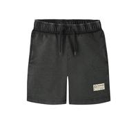 Sweatshorts NAME IT "NKMFANDEL SWEAT SHORTS UNB NOOS", Herren, Gr. 98, N-Gr, schwarz detail:with pure cashmere patch, Sweatware, Obermaterial: 100% Baumwolle, unifarben, kurz, Hosen Sweatshorts, Baumw