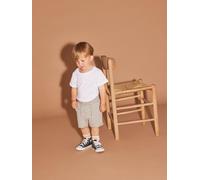 Sweatshorts NAME IT "NKMVERMO LONG SWE SHORTS UNB F NOOS", Jungen, Gr. 164, N-Gr, beige (pure cashmere), angeraute Sweatware, Obermaterial: 100% Baumwolle, regular fit kurz, Hosen Sweatshorts, Baumwol