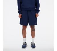 Sweatshorts NEW BALANCE "Sport Essentials French Terry Short 7"", Herren, Gr. XL, N-Gr, blau (nb navy (428), angeraute Sweatware, Obermaterial: 60% Baumwolle, 40% Polyester, Hosen Sweatshorts (4200313