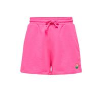 Sweatshorts ONLY "ONLMINNA SWEAT SHORTS CS SWT", Damen, Gr. M, N-Gr, knockout pink detail:only badge, Sweatware, Obermaterial: 65% Polyester, 35% Baumwolle, unifarben, regular fit kurz, Hosen Sweatsho