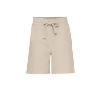 Sweatshorts OXMO "Sweatshorts OXDaniella", Damen, Gr. 34, N-Gr, braun (cement), Obermaterial: 64% Polyester PES. 32% Viskose CV. 4% Elasthan EL., Hosen Sweatshorts (68417913-34) cement