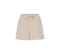 Sweatshorts OXMO "Sweatshorts OXSafri", Damen, Gr. S, N-Gr, beige (doeskin), Obermaterial: 65% Baumwolle CO. 35% Polyester PES., Hosen Sweatshorts (58282521-S) doeskin