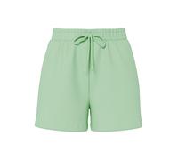 Sweatshorts PIECES "PCCHILLI SUMMER HW SHORTS UB NOOS BC", Damen, Gr. S, N-Gr, sprucestone, Sweatware, Obermaterial: 50% Baumwolle, 50% Polyester, unifarben, regular fit kurz, Hosen Sweatshorts, mit E
