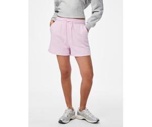 Sweatshorts PIECES "PCCHILLI SUMMER HW SHORTS UB NOOS BC", Damen, Gr. S, N-Gr, winsome orchid, Sweatware, Obermaterial: 50% Baumwolle, 50% Polyester, unifarben, regular fit kurz, Hosen Sweatshorts, mi