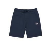 Sweatshorts QUIKSILVER "Easy Day", Mädchen, Gr. 7(121-126cm), blau (schwarz navy), Obermaterial: 55% Baumwolle, 45% Polyester., Hosen Sweatshorts (75577362-7) schwarz navy