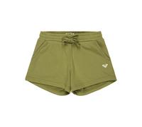Sweatshorts ROXY "Surf Feeling Terry", Mädchen, Gr. 8(125-130cm), olivgrün, Obermaterial: 60% Baumwolle, 40% Polyester., Hosen Sweatshorts (95819150-8) olivgrün