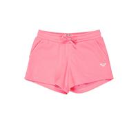 Sweatshorts ROXY "Surf Feeling Terry", Mädchen, Gr. 8(125-130cm), plumeria, Obermaterial: 60% Baumwolle, 40% Polyester., Hosen Sweatshorts (97453939-8) plumeria