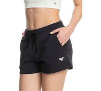 Sweatshorts ROXY "SURF STOKED SHORT TERRY", Damen, Gr. XL (42), N-Gr, grau (anthrazit), Obermaterial: 80% Baumwolle, 20% Polyester, Hosen Sweatshorts, sportlicher Stil, für Freizeit und entspannte Akt