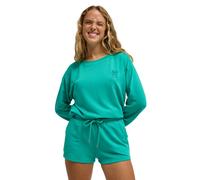 Sweatshorts ROXY "Surfing By Moonlight", Damen, Gr. M, grün (sea grün), Obermaterial: 68% Viskose, 29% Polyester, 3% Elasthan., Hosen Sweatshorts (64292532-M) sea grün